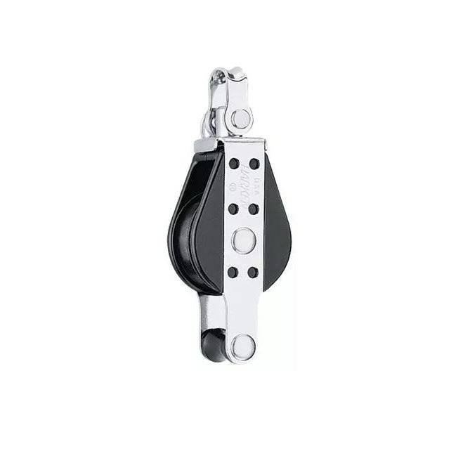Harken 38mm Big Bullet Block, 1-scheibig, mit Wirbel und Hundsfott